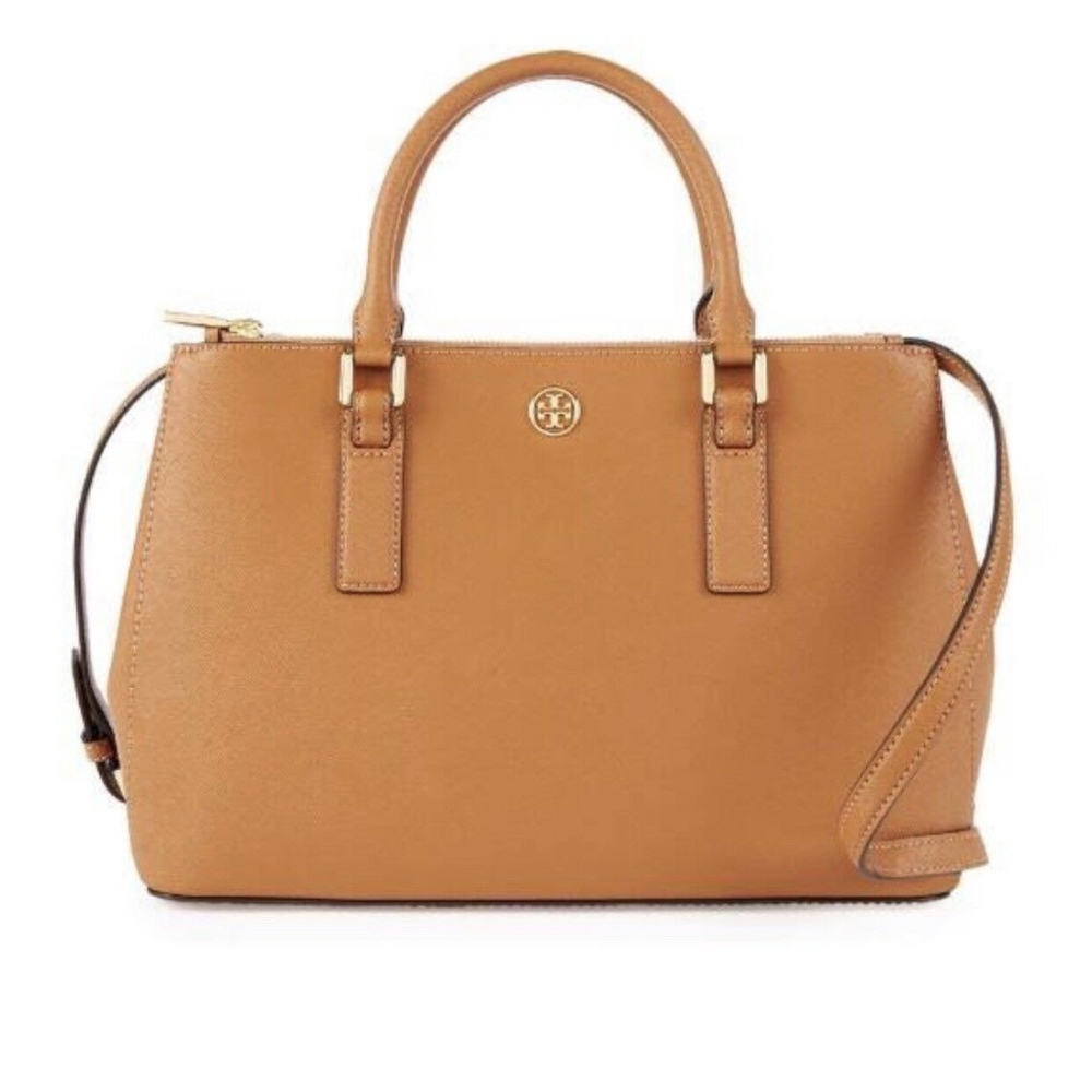 Tory Burch Robinson Medium Double Zipper Safiano